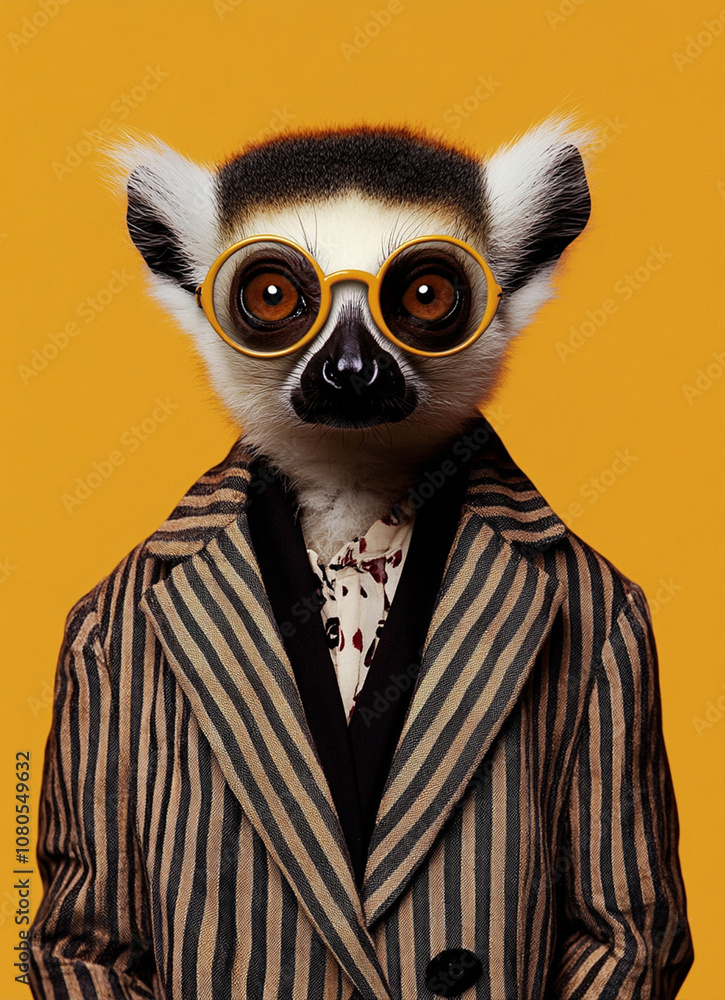 Lemur for a Fashion Magazine Cover Lemur for a Fashion Magazine Cover
