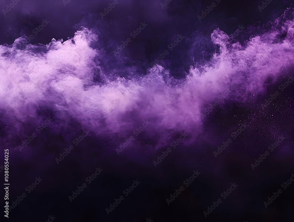 Abstract Background - Purple Smoke and Dust Abstract Background - Purple Smoke and Dust