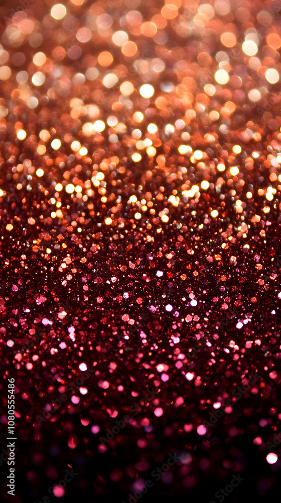 Abstract Background - Red Glitter Sparkle Bokeh Texture Abstract Background - Red Glitter Sparkle Bokeh Texture