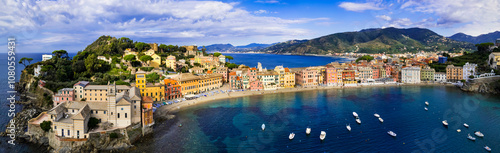 Картината върху платно Liguria region, Italy travel
