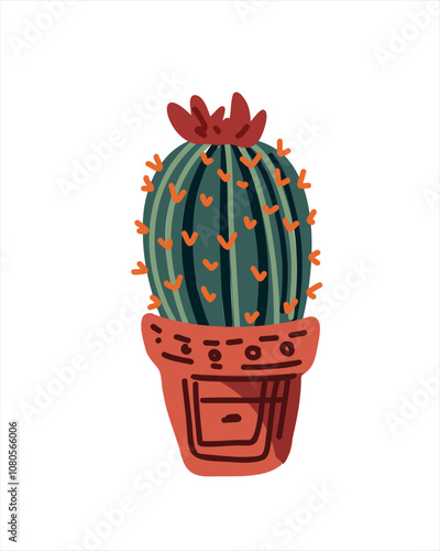 Cactus in bloom – rare beauty in harsh conditions