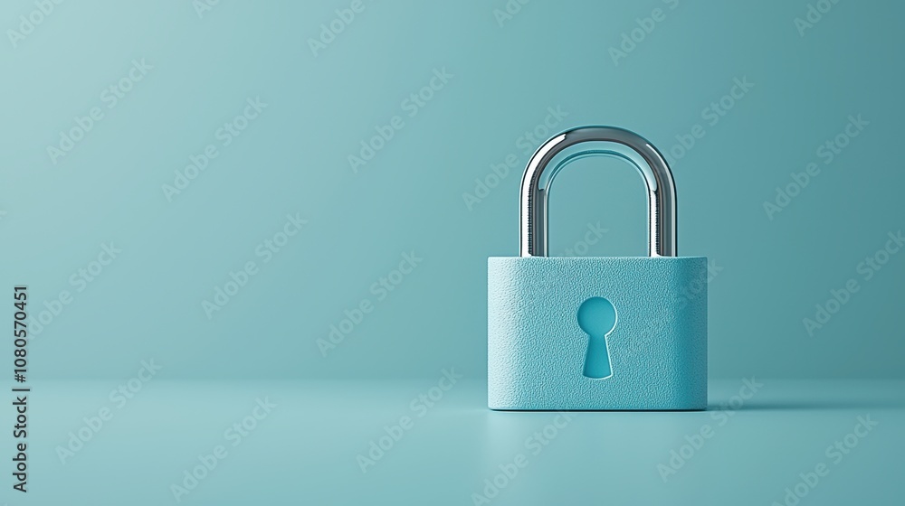 A close-up of a blue padlock against a soft blue background, symbolizing security and protection. A close-up of a blue padlock against a soft blue background, symbolizing security and protection.