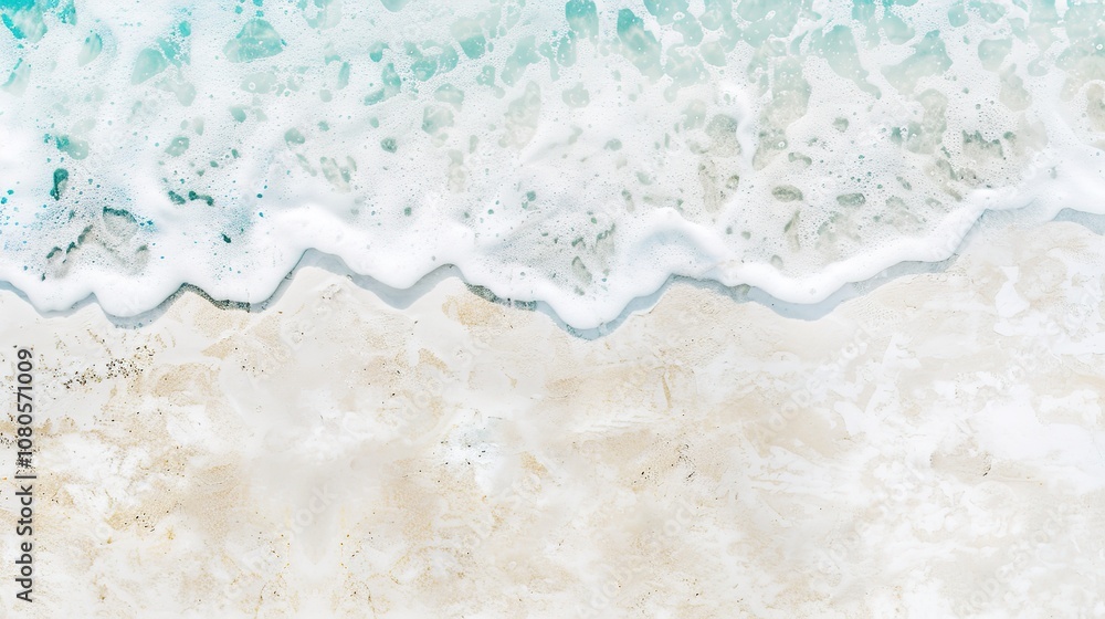Summer Beach and White Beach Wave Water Background - a serene and refreshing top view visual. The summer beach and wave create a calming and picturesque scene. Summer Beach and White Beach Wave Water Background - a serene and refreshing top view visual. The summer beach and wave create a calming and picturesque scene.
