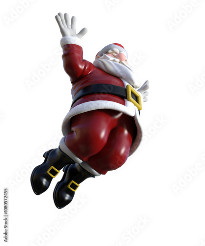 babbo natale con varie pose 