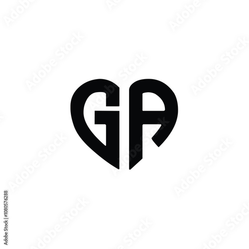 Free Download GA monogram logo design letter text name symbol monochrome logotype alphabet character simple logo - GFXLoad
