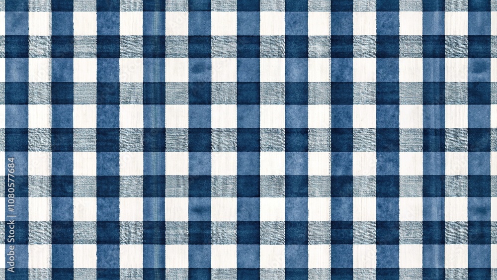 Watercolor stripe gingham seamless pattern with navy blue stripes background, textile art, artistic print, stripe pattern, blue and white pattern, watercolor gingham Watercolor stripe gingham seamless pattern with navy blue stripes background, textile art, artistic print, stripe pattern, blue and white pattern, watercolor gingham