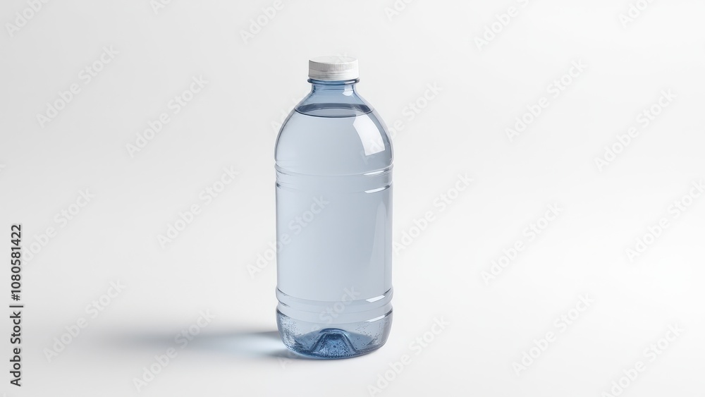 High-quality water bottle mockup graphicburger featuring blank label, transparent plastic, and intricate cap detail for a professional look. High-quality water bottle mockup graphicburger featuring blank label, transparent plastic, and intricate cap detail for a professional look.