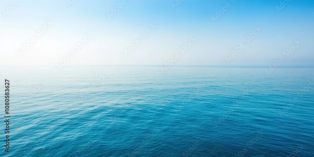 Obraz premium A serene blue gradient background with subtle texture, evoking a sense of calmness and tranquility, blues, gradient, misty, ambient