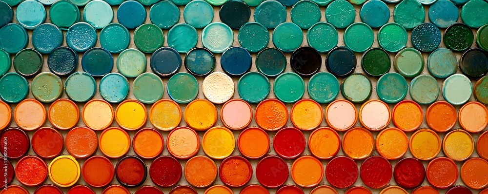 A vibrant arrangement of colorful paint cans, showcasing a spectrum of hues for artistic inspiration and creativity. A vibrant arrangement of colorful paint cans, showcasing a spectrum of hues for artistic inspiration and creativity.