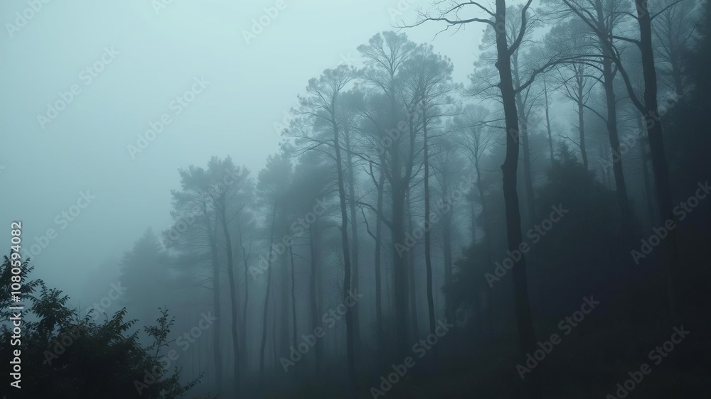 Muted forest landscape with subtle tree silhouettes and foliage, earthy tones, muted colors Muted forest landscape with subtle tree silhouettes and foliage, earthy tones, muted colors