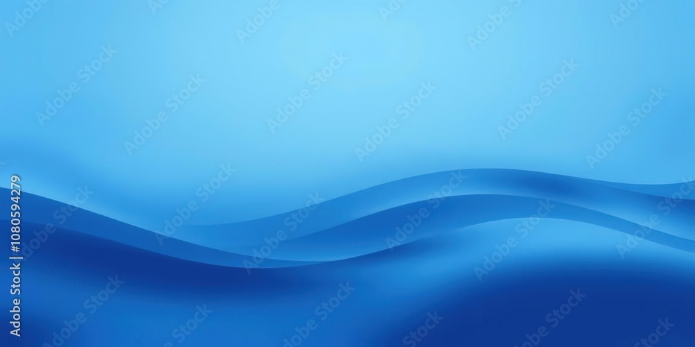 Fototapeta premium Soft blue gradient background with subtle wave patterns, peaceful, gentle, blue gradient