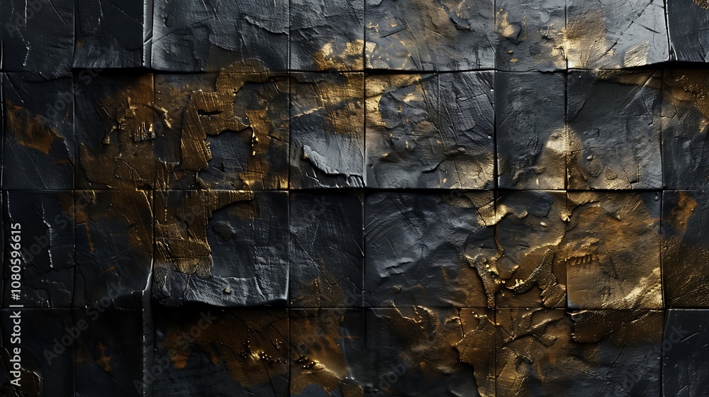 A textured surface featuring dark and metallic gold elements, evoking a sense of depth and contrast. A textured surface featuring dark and metallic gold elements, evoking a sense of depth and contrast.