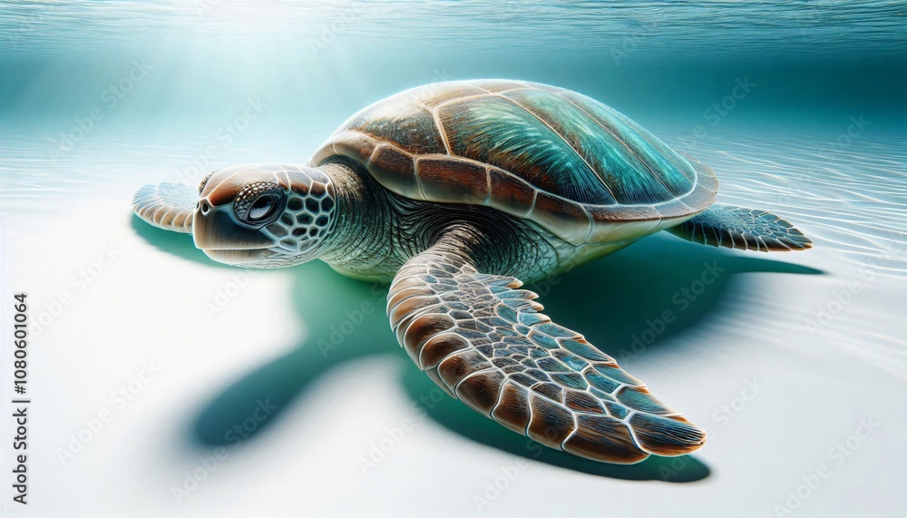 Obraz premium Marine Conservation through realistic 3D Visualization