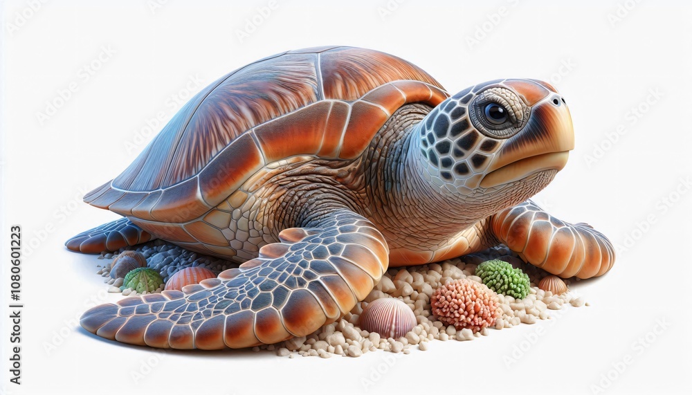 Obraz premium Marine Conservation through realistic 3D Visualization