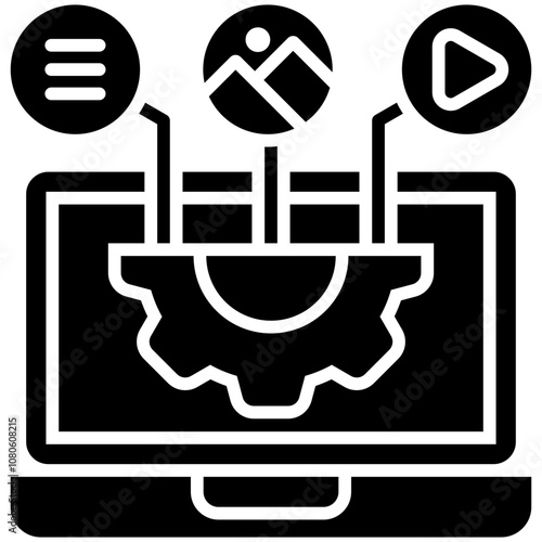 Content Management System Icon