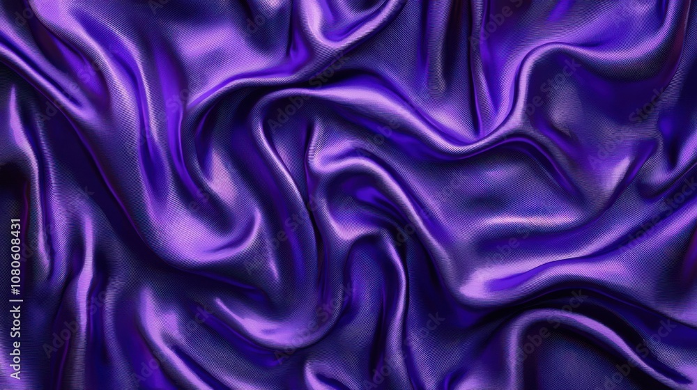 Luxurious purple silk fabric with smooth, flowing textures and rich color, perfect for elegant backgrounds, fashion, or textile design. Luxurious purple silk fabric with smooth, flowing textures and rich color, perfect for elegant backgrounds, fashion, or textile design.