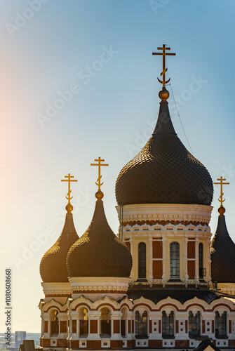 Alexander Nevsky Cathedral in old Tallinn.