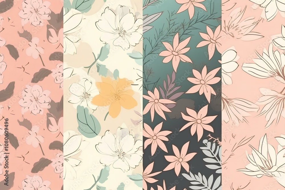 seamless floral pattern seamless floral pattern
