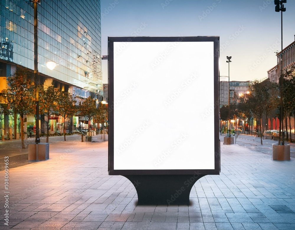 Blank street billboard poster Blank street billboard poster
