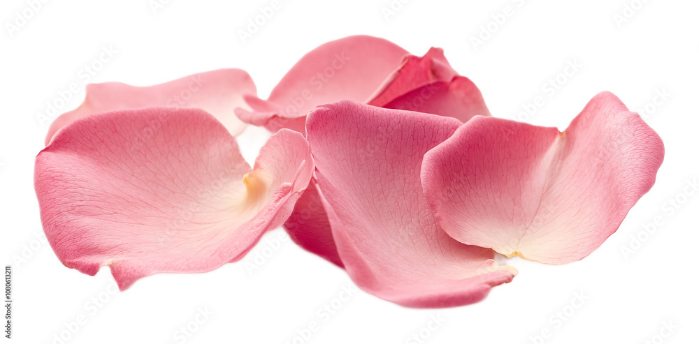 custom made wallpaper toronto digitalA pink rose, isolated on a white background