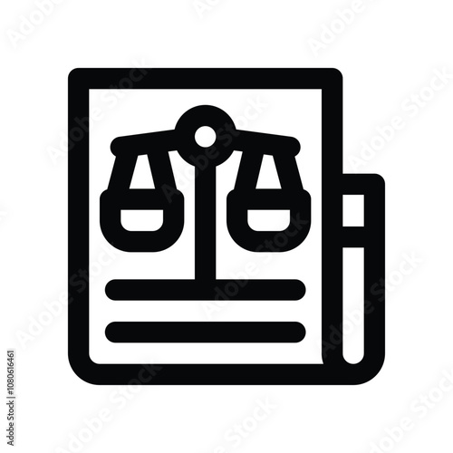 newspaper icon. vector line icon for your website, mobile, presentation, and logo design.