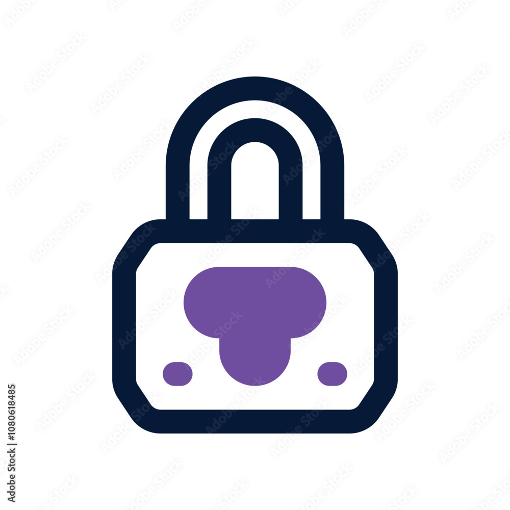 padlock icon. vector dual tone icon for your website, mobile, presentation, and logo design. padlock icon. vector dual tone icon for your website, mobile, presentation, and logo design.