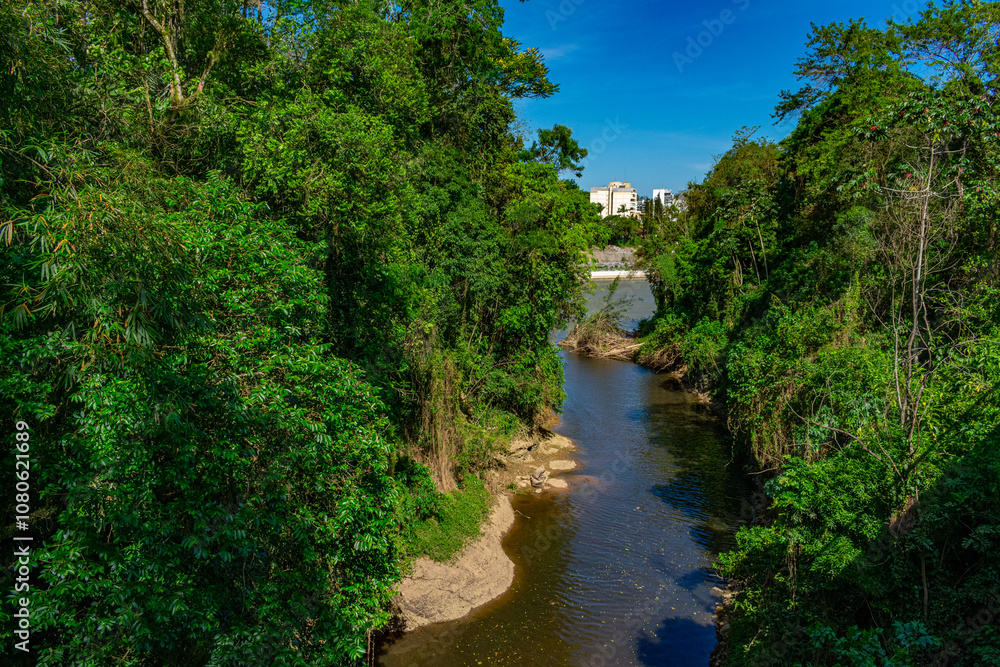 Fototapeta premium vista do rio Itajaí em Blumenau