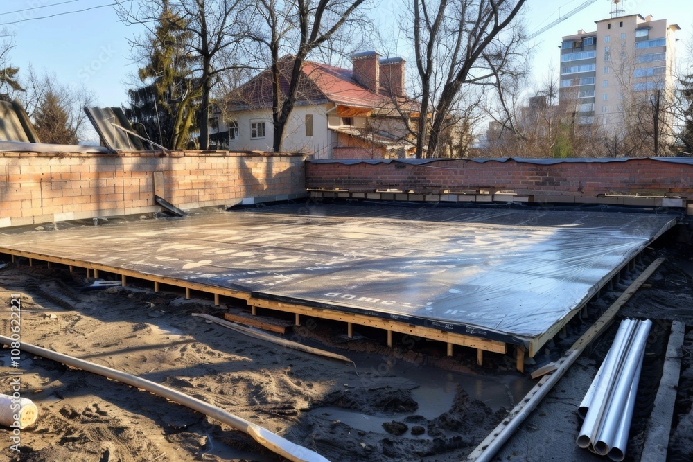Laying and installation of roofing rolled waterproof Laying and installation of roofing rolled waterproof