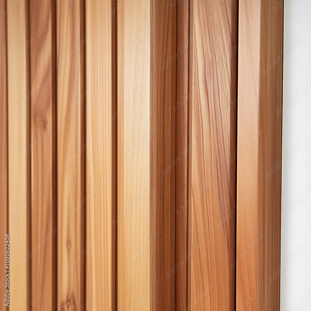 Cedar closet lining isolated on a white background, close up Cedar closet lining isolated on a white background, close up