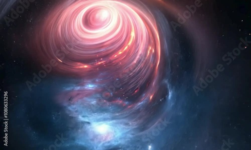Cosmic portal opening to another dimension