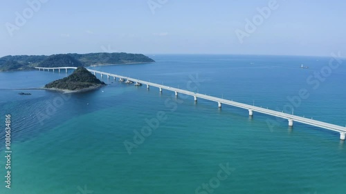 Wallpaper Mural 角島大橋の空撮 Torontodigital.ca