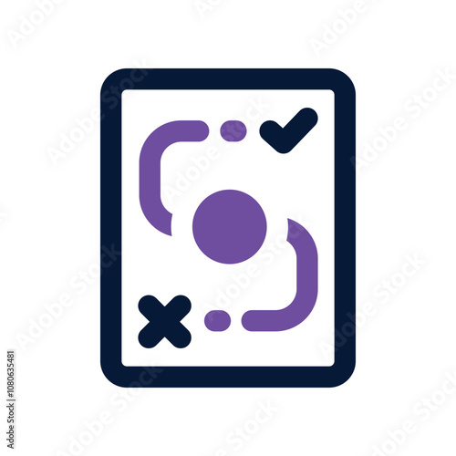 strategy icon. vector dual tone icon for your website, mobile, presentation, and logo design.