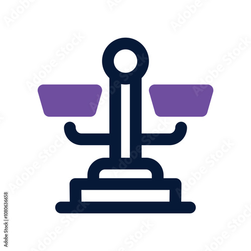 balance icon. vector dual tone icon for your website, mobile, presentation, and logo design.