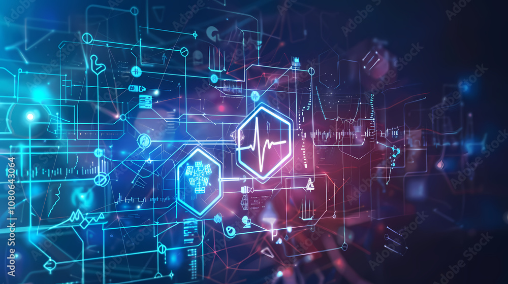 technology background Generated AI technology background Generated AI