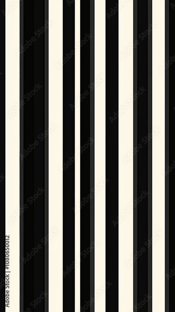 Black and white vertical stripes creating modern and minimalist background