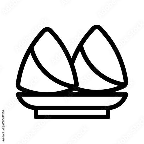samosa line icon