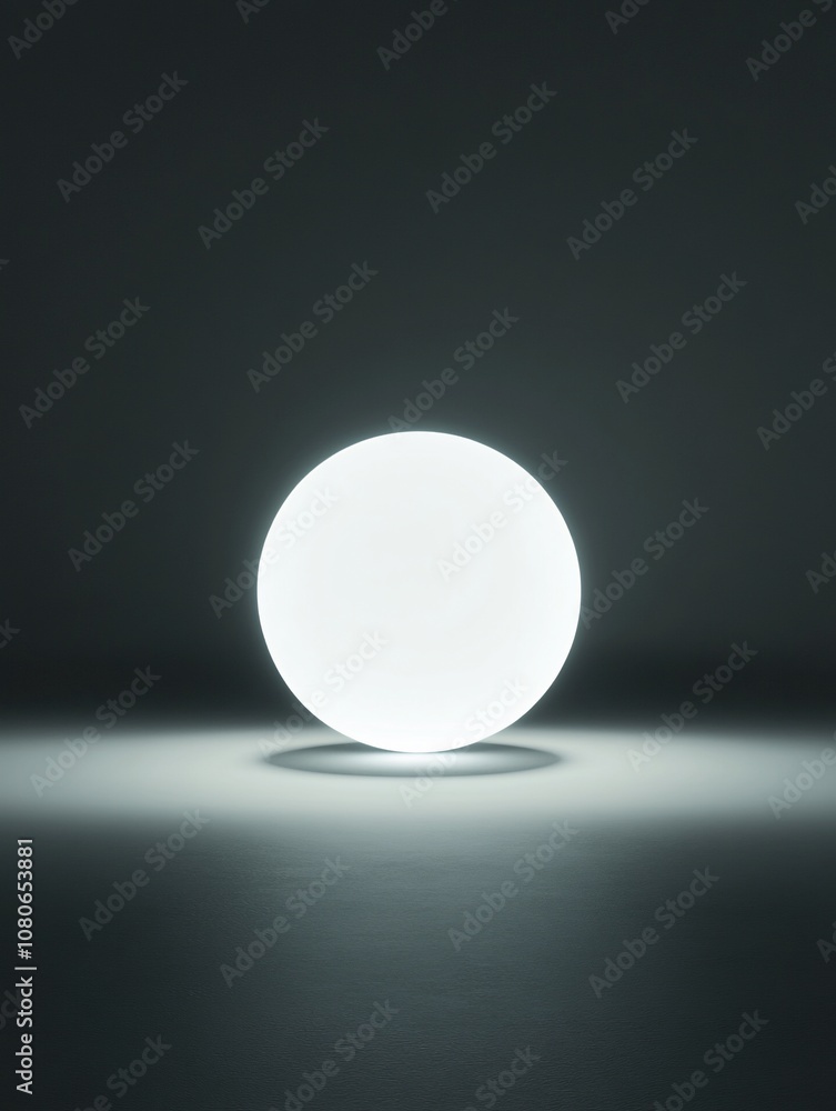 Illuminated Idea A Minimalist Orb of Inspiration Illuminated Idea A Minimalist Orb of Inspiration