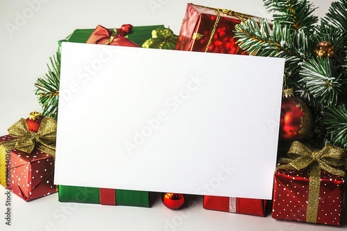 Holiday bargain flyer with blank area for custom offers, bargain template, great value