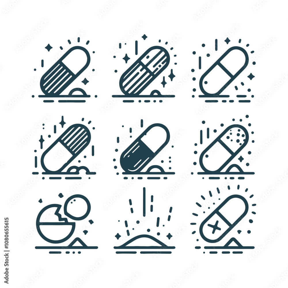 Medicine Icons Set Vector Design. Medical Icons Set Vector Design Illustration Medicine Icons Set Vector Design. Medical Icons Set Vector Design Illustration