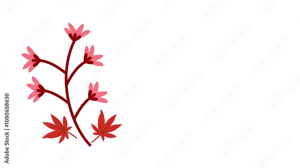 Summer, Fall, or Autumn Theme with White Background Summer, Fall, or Autumn Theme with White Background