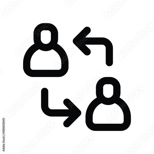 mentor icon. vector line icon for your website, mobile, presentationation, and logo design.