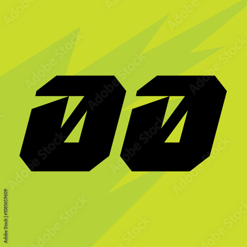 number racing vector design-number sports vector design  photo