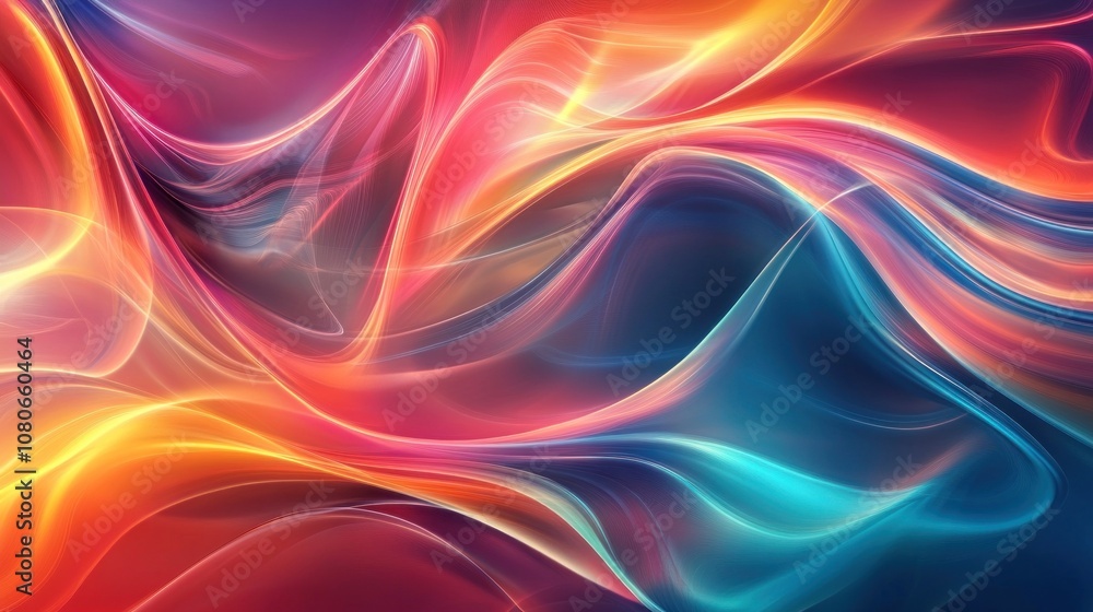 Fototapeta premium Abstract Flowing Colors