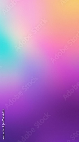 A colorful gradient background, blending shades of blue, purple, pink, and yellow,