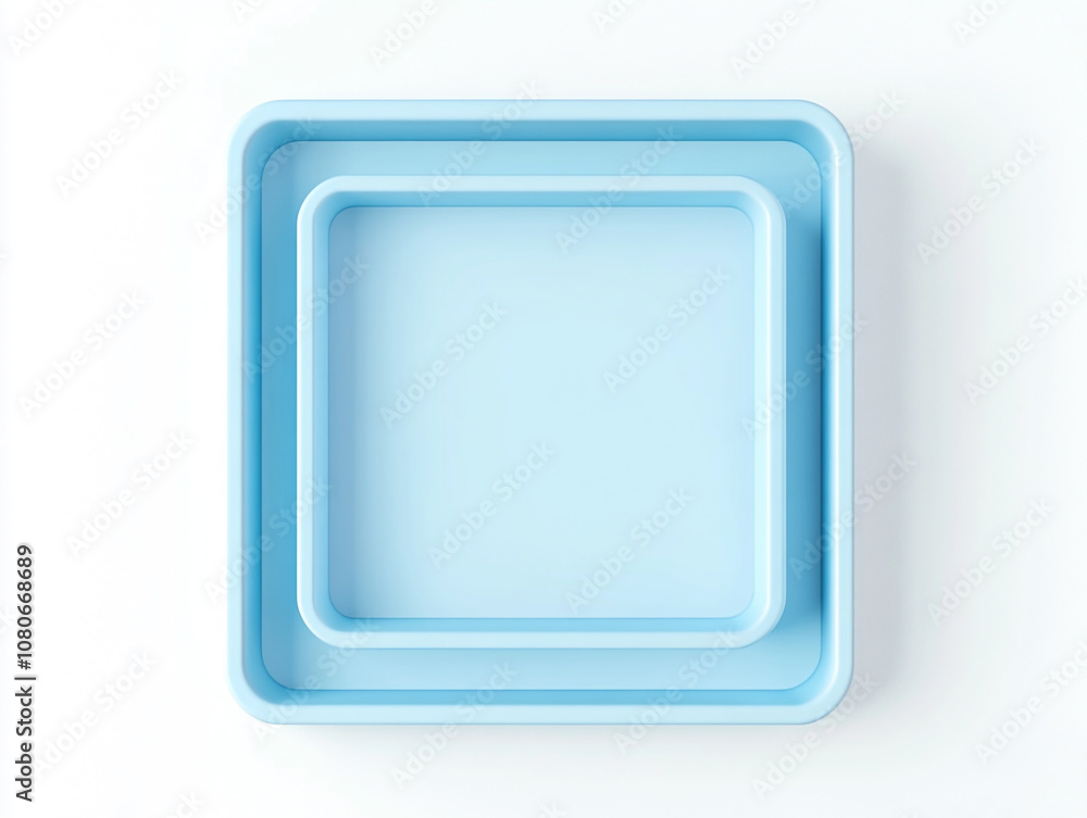 Cute cartoon frame icon, blue frame with rounded corners and pastel background inside the frame.
Cute cartoon frame icon, blue frame with rounded corners and pastel background inside the frame.