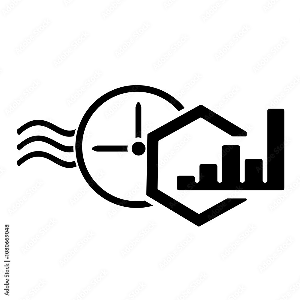 Vector illustration of the icon, the logo of the growth chart. Isolated on a white background. Vector illustration of the icon, the logo of the growth chart. Isolated on a white background.