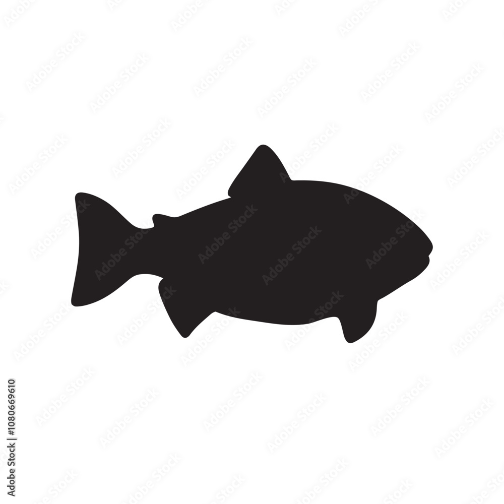 salmon silhouette., Vector illustration. salmon silhouette in line art style. Fish vector by hand drawing. Fish tattoo on white background .Black and white fish vector on white background salmon silhouette., Vector illustration. salmon silhouette in line art style. Fish vector by hand drawing. Fish tattoo on white background .Black and white fish vector on white background