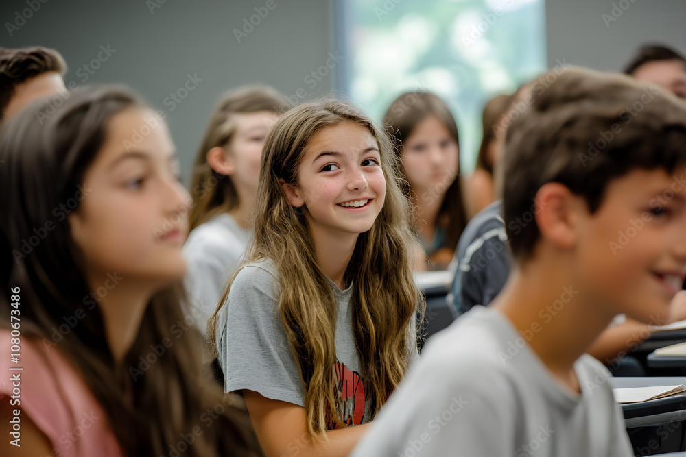 A lively classroom debate where students argue their A lively classroom debate where students argue their