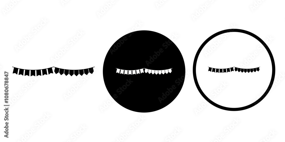 Happy birthday vectors icon set