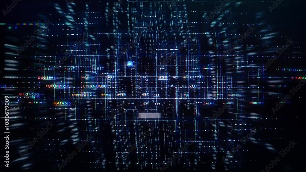 Data Transfer Protocol, Digital Networking Cyber Security Data Protection, Digital Motion Background. Data Transfer Protocol, Digital Networking Cyber Security Data Protection, Digital Motion Background.